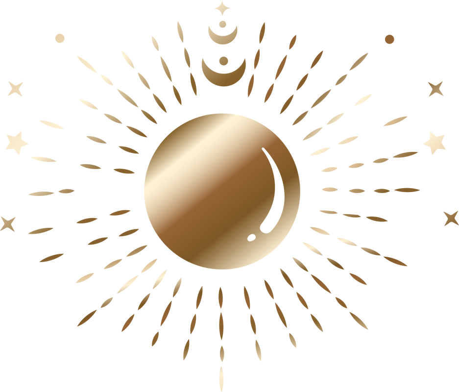 Gold Magic witch Halloween